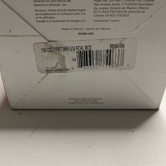 Brand New Kwikset Halo Touch Fingerprint Wi-Fi Smart Lock - Iron Black - Picture 6 of 7